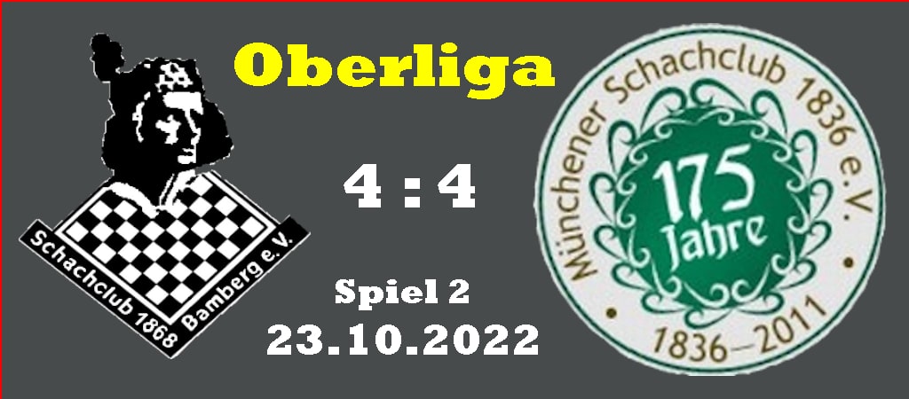 Oberliga: Bamberg 4 - Münchener SC 4